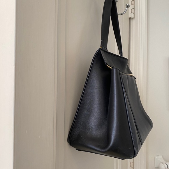 CELINE Navy and Black Tote - Picture 5 of 11